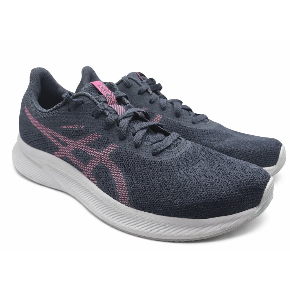 ASICS Patriot 13 Women's Running Shoes Navy Pink Size 8
